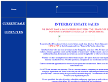 Tablet Screenshot of interbayestatesales.com
